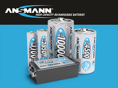 Ansmann Very High Capacity Rechargeable Batteries