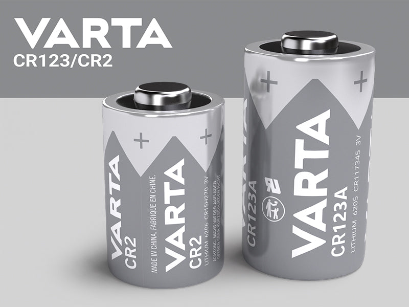 Varta CR123A/CR2 Batteries