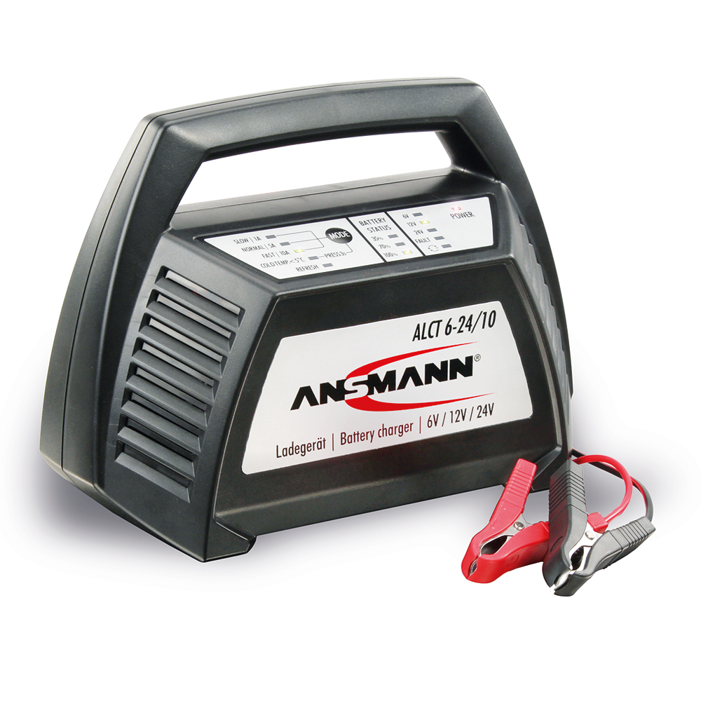 Ansmann ALCT 4.5Ah-240Ah 6V, 12V, 24V Lead Acid Battery Charger
