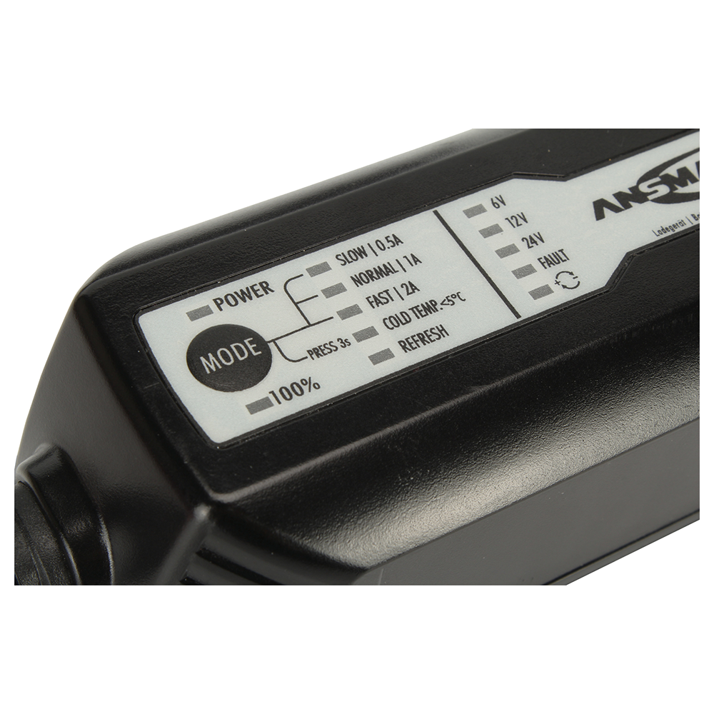 Ansmann ALCT 1.2Ah-80Ah 6V, 12V, 24V Lead Acid Battery Charger