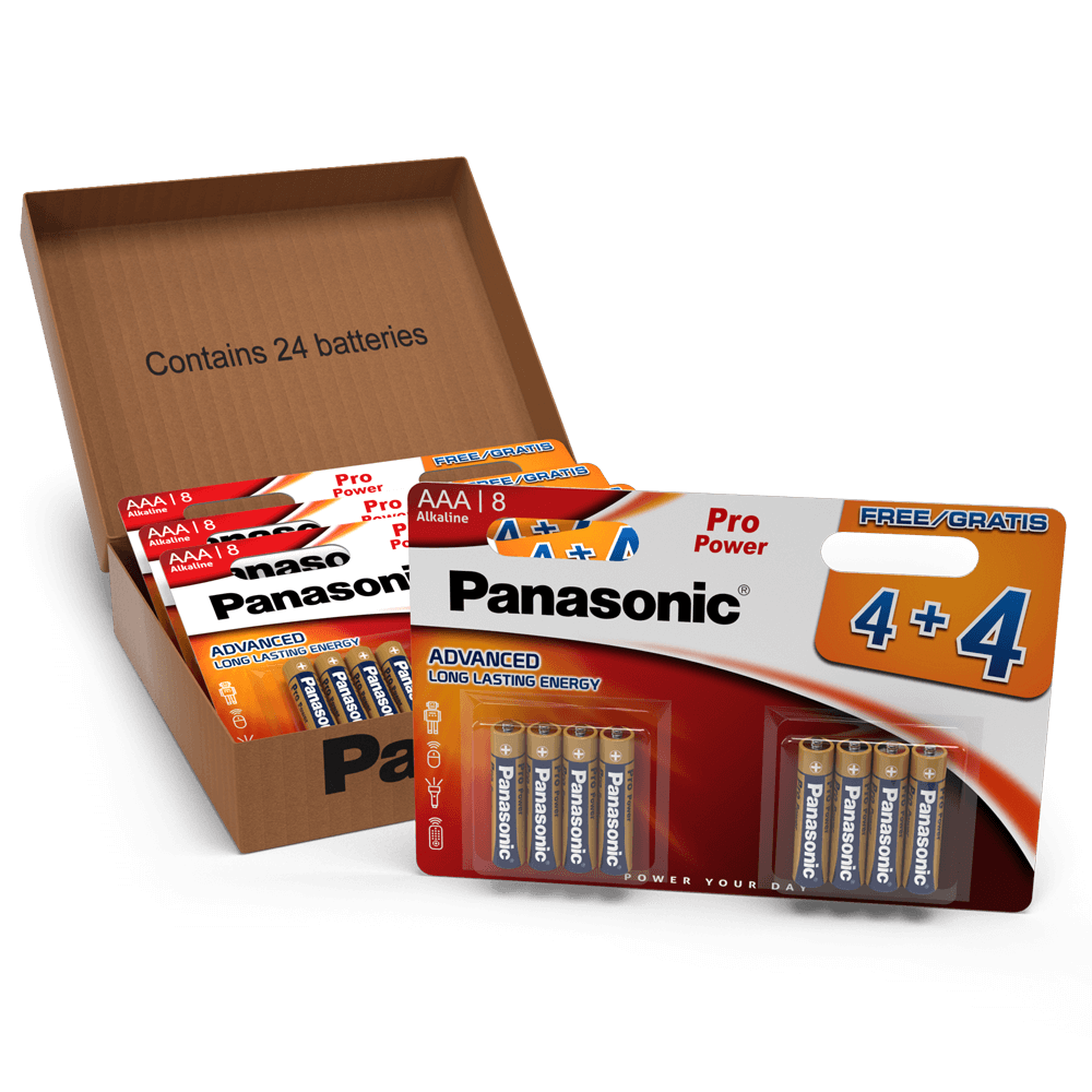 Panasonic Pro Power AAA LR03 Batteries | 24 Pack