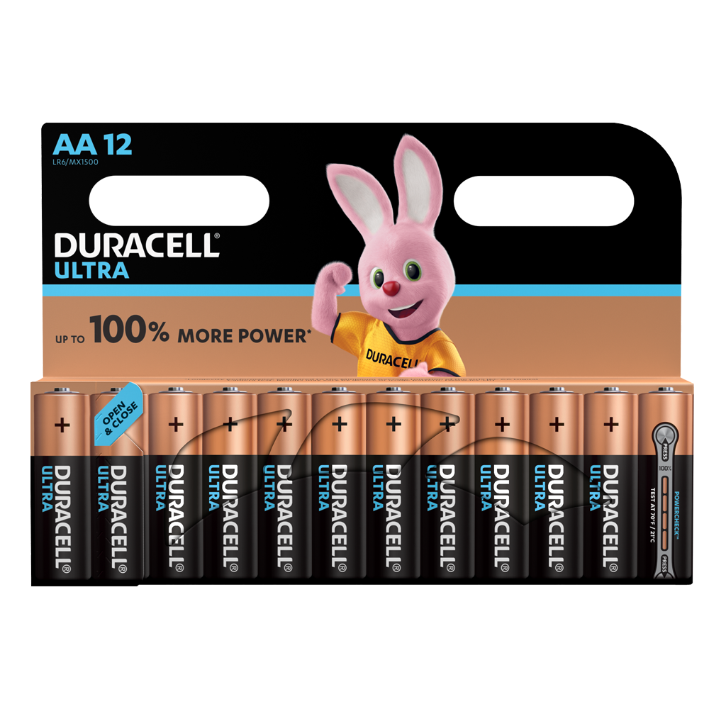 Duracell Ultra AA LR6 Batteries | 12 Pack