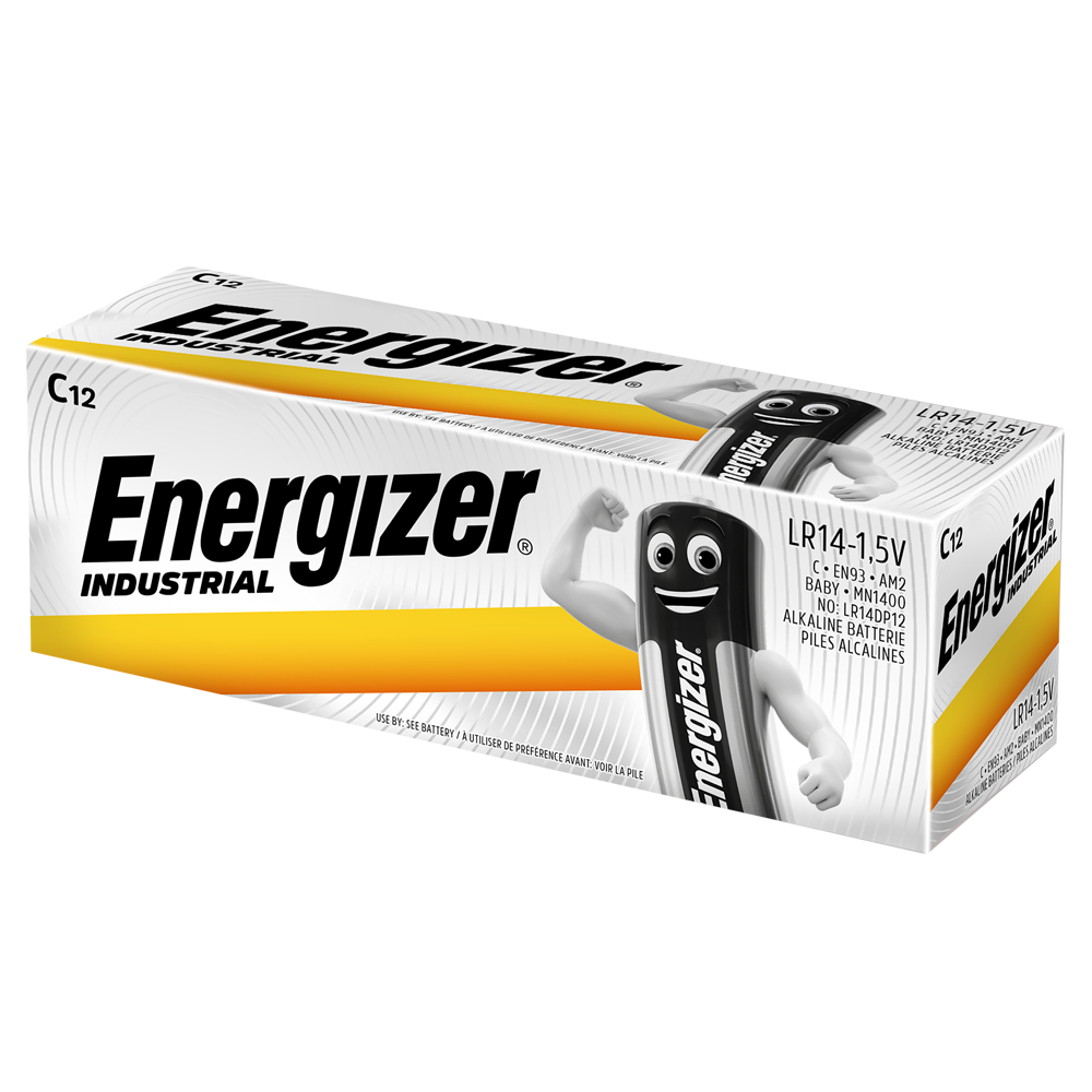 Energizer Industrial C LR14 Batteries | Box of 12