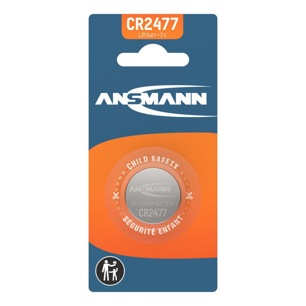 Ansmann CR2477 Lithium Coin Cell | 1 Pack