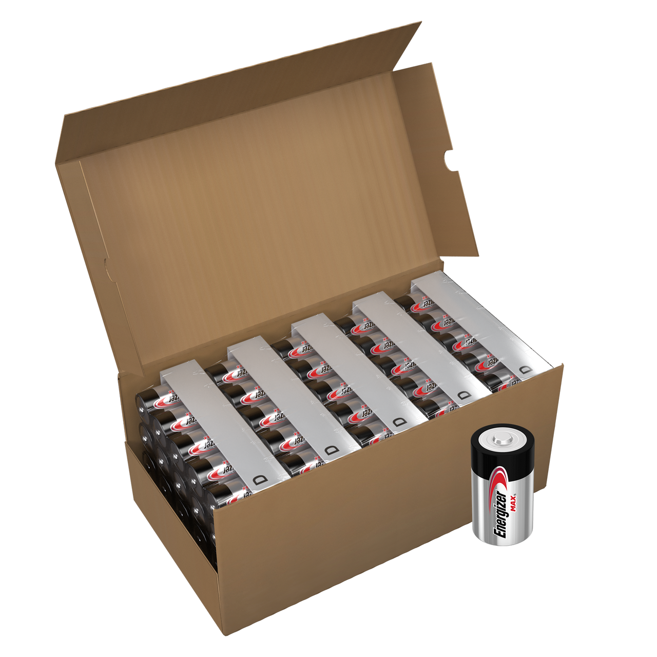 Energizer Max D LR20 Alkaline Batteries | 100 Pack