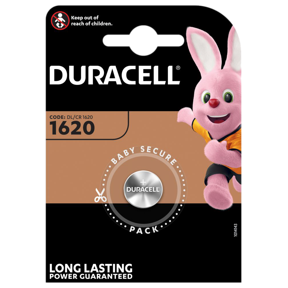 Duracell DL1620 CR1620 Lithium Coin Cell Battery | 1 Pack