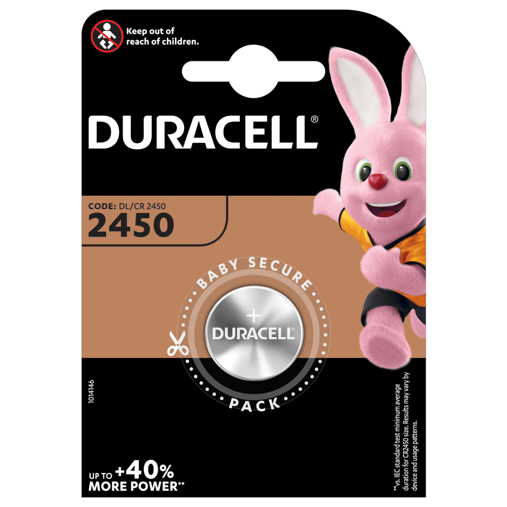 Duracell DL2450 CR2450 Lithium Coin Cell Battery | 1 Pack