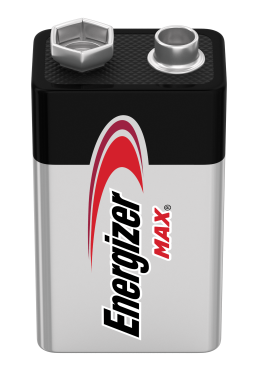 Energizer Max 9V PP3 6LR61 Alkaline Battery | 2 Pack