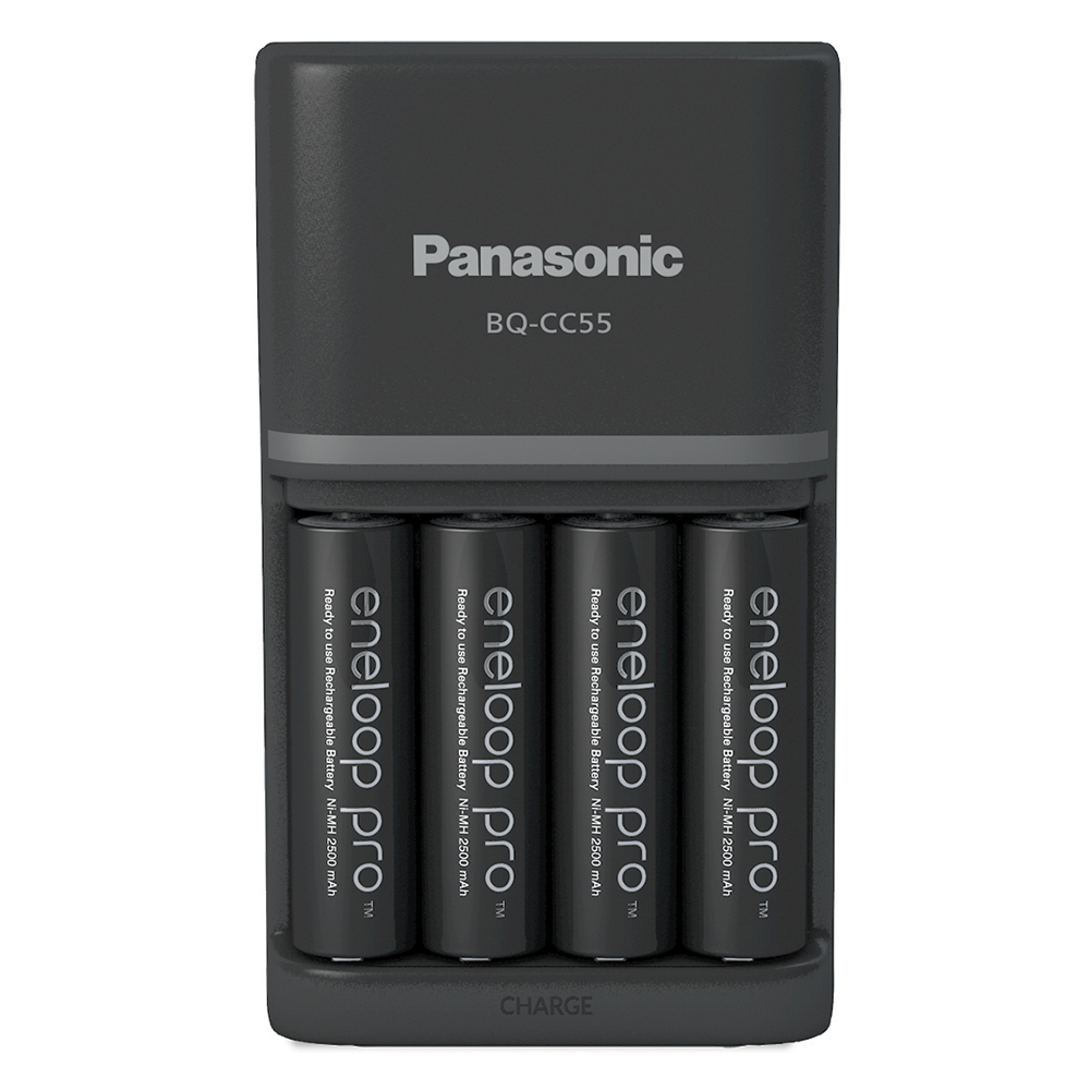 Panasonic Eneloop SmartPlus Charger inc. 4 x Eneloop Pro AA 2500mAh Batteries