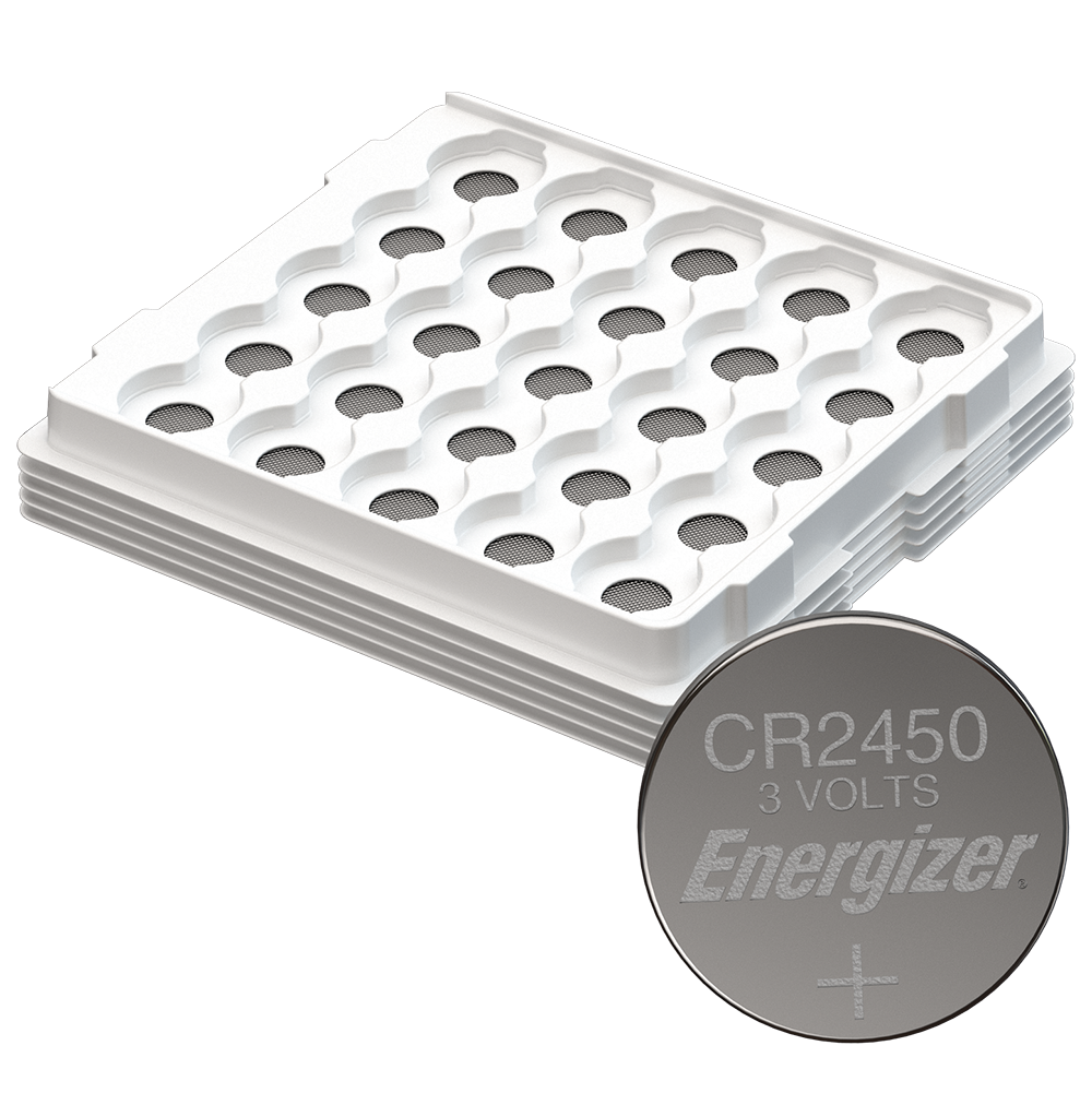 Energizer OEM CR2450 Lithium Coin Cell Battery | Tray of 150