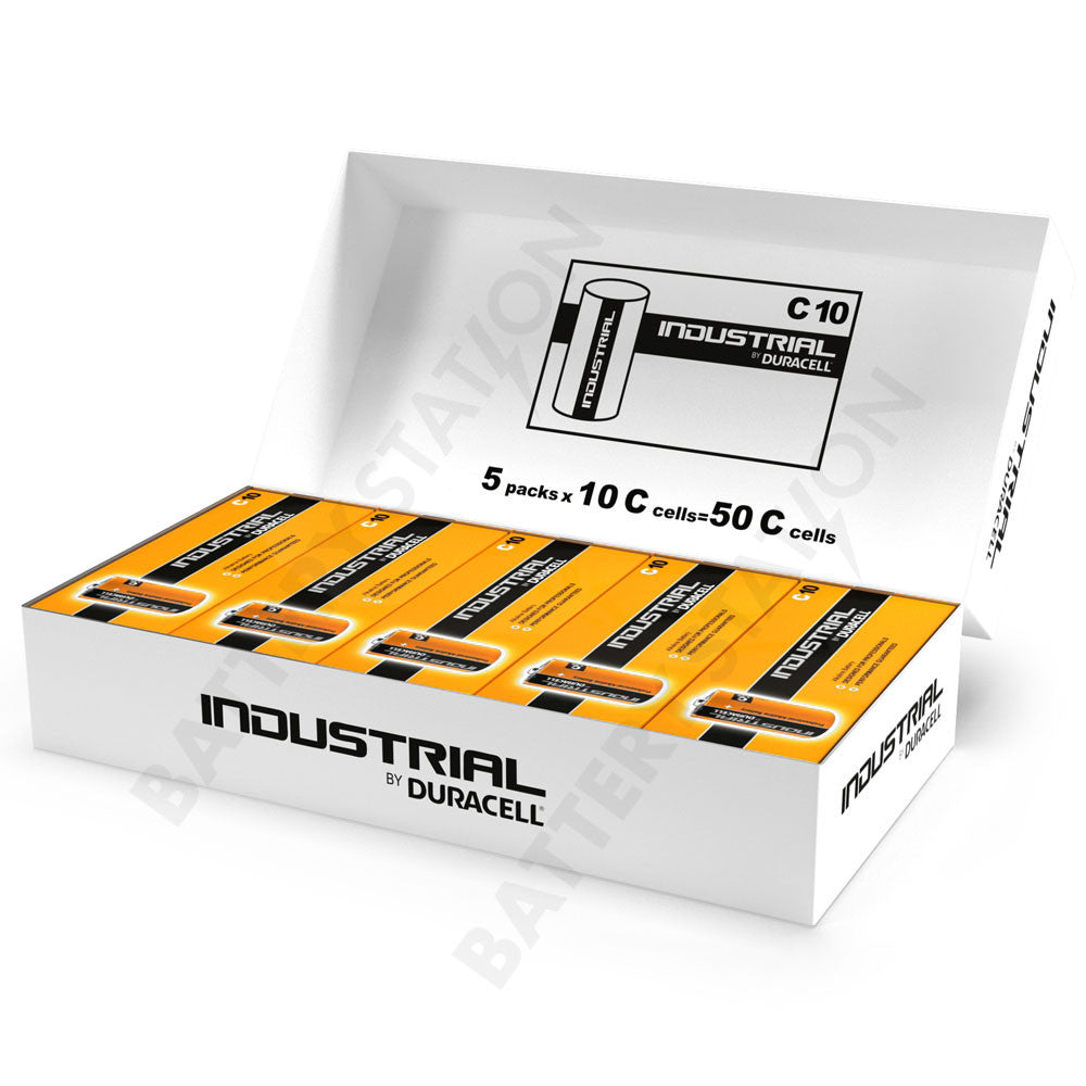 Industrial By Duracell (Procell) C LR14 ID1400 Batteries | Box of 50