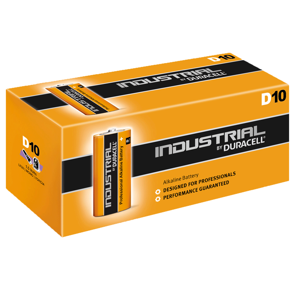 Industrial By Duracell (Procell) D LR20 ID1300 Batteries | Box of 10