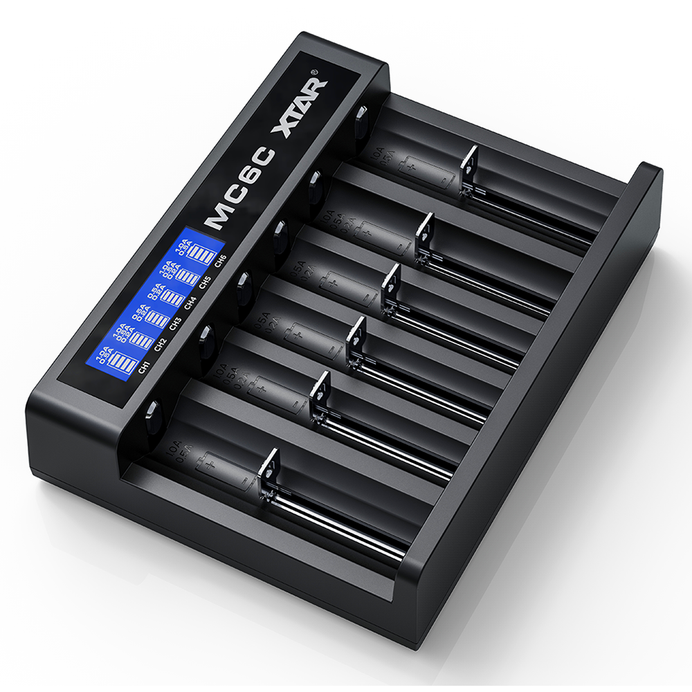 Xtar MC6C USB Battery Charger for Li-ion Batteries