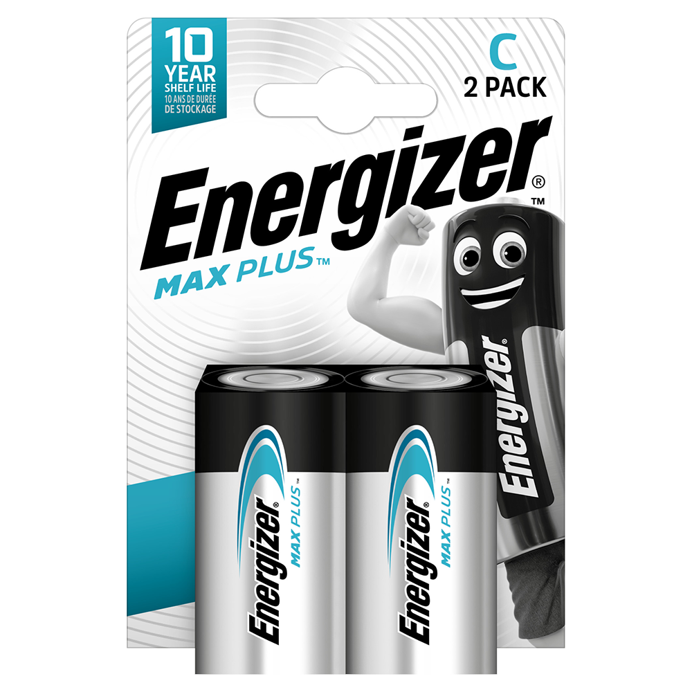 Energizer MaxPlus C LR14 Batteries | 2 Pack