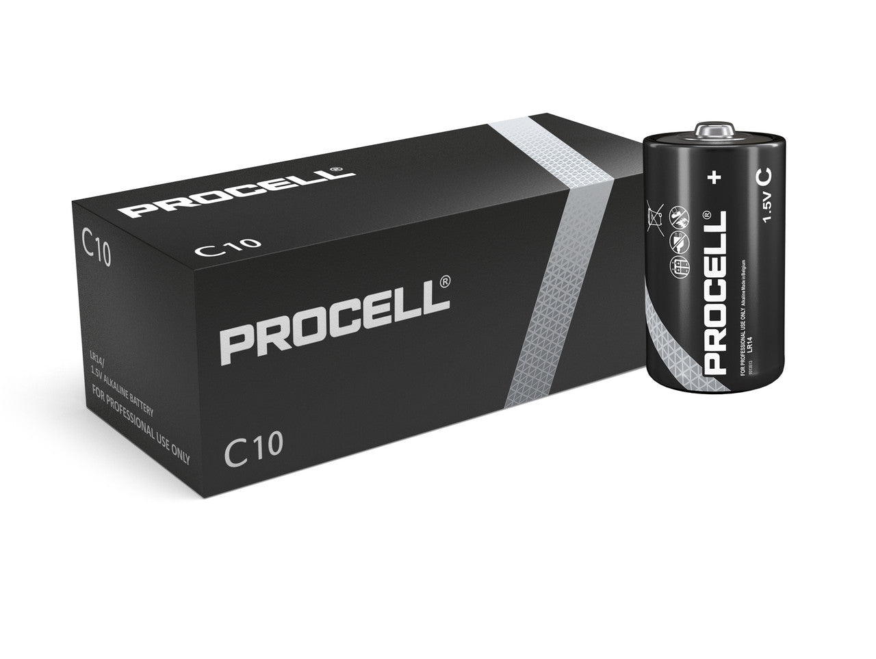 Duracell Procell Constant C LR14 PC1400 Batteries | Box of 10