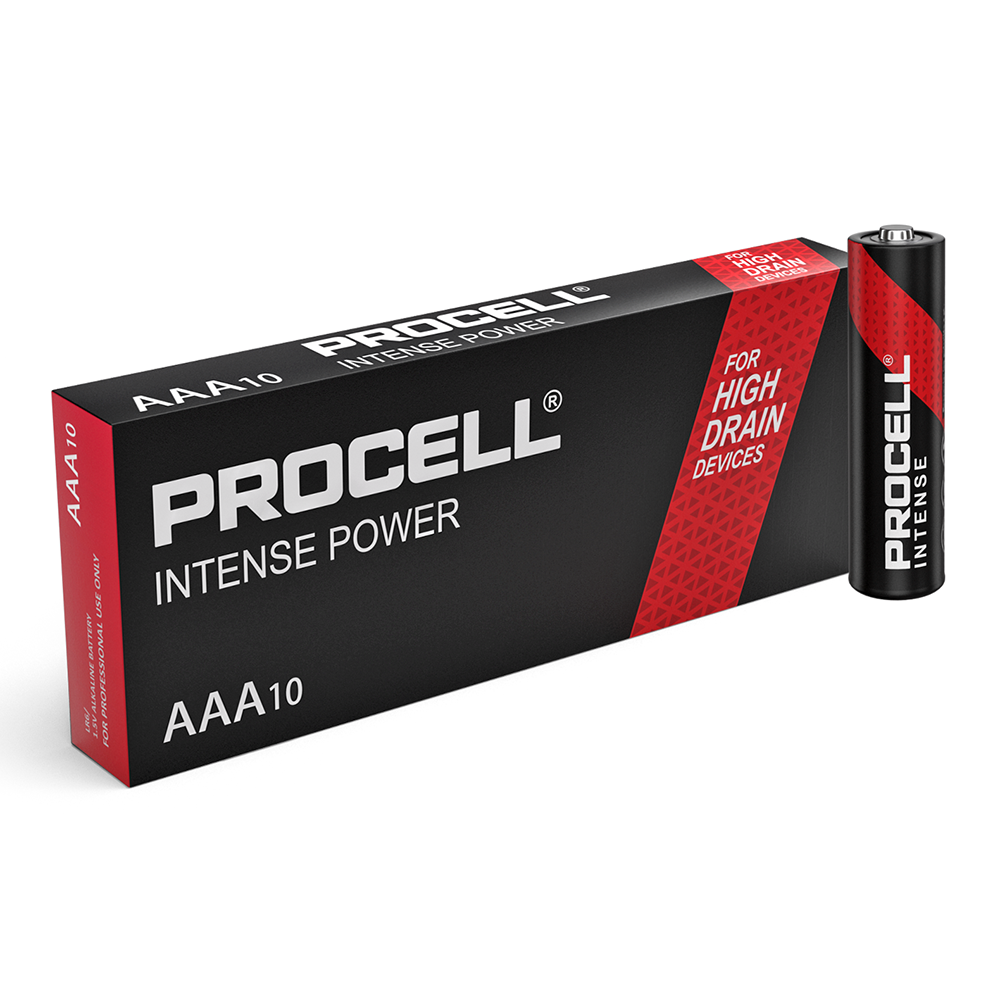 Duracell Procell Intense Power AAA PX2400 LR03 Batteries | Box of 10