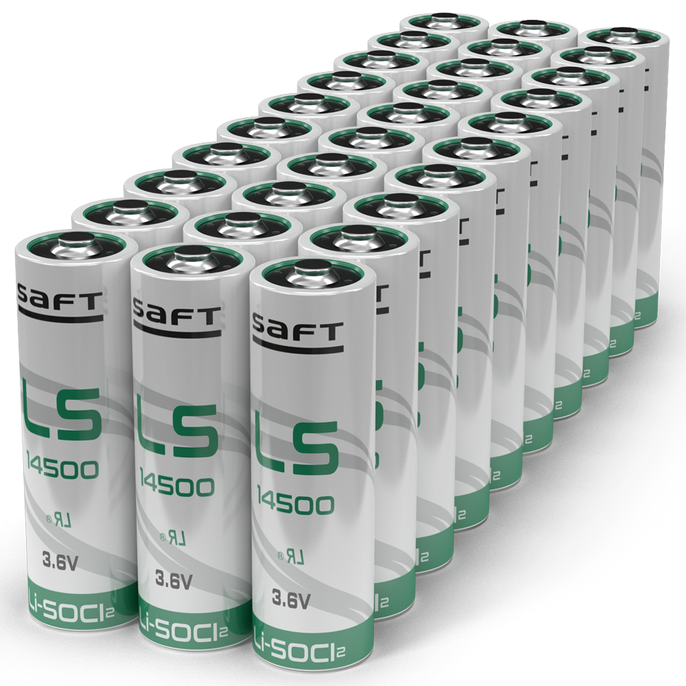 Saft LS14500 Li-SOCI2 3.6V AA Battery | 30 Pack
