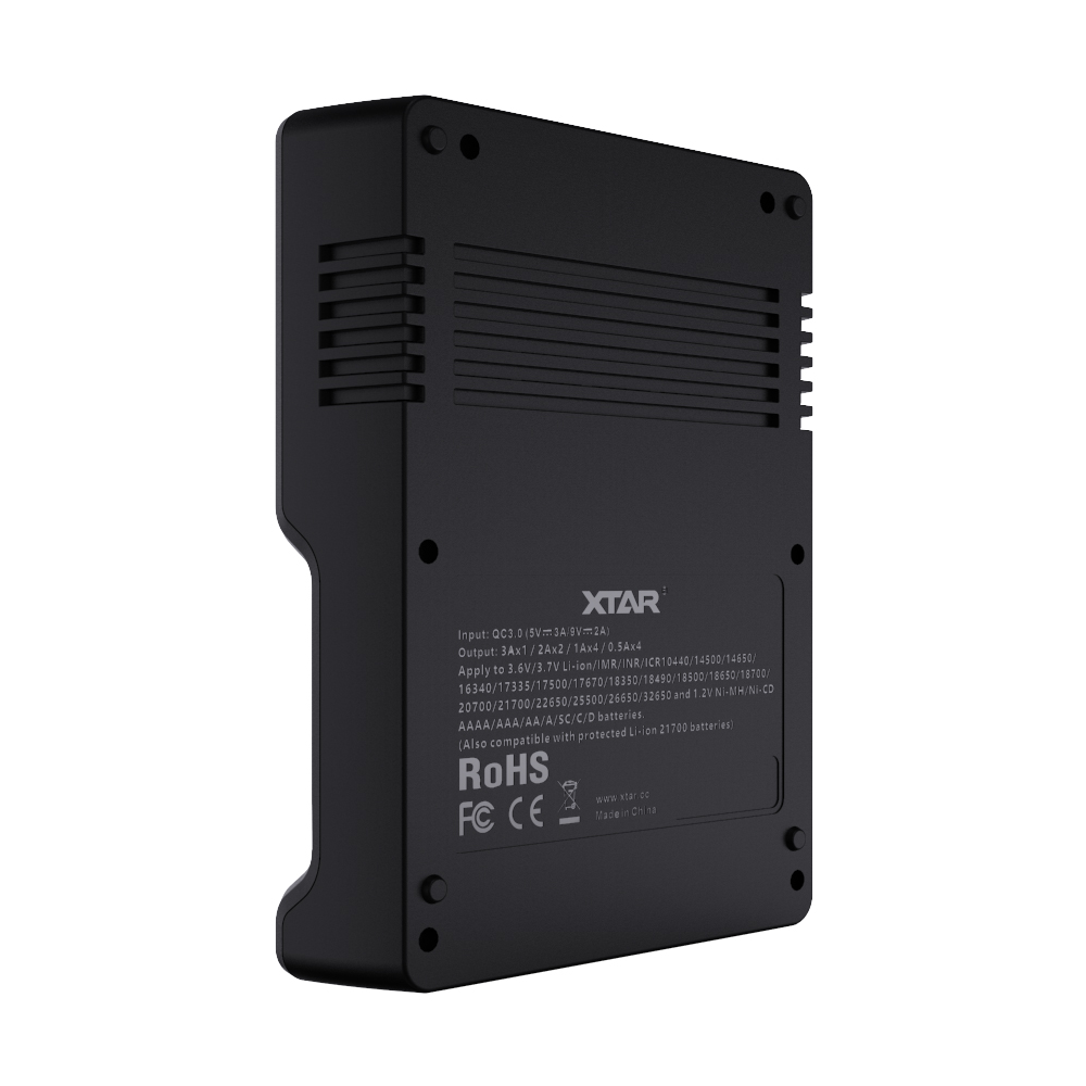 Xtar VC4SL USB Battery Charger for Li-Ion and NiMH Batteries