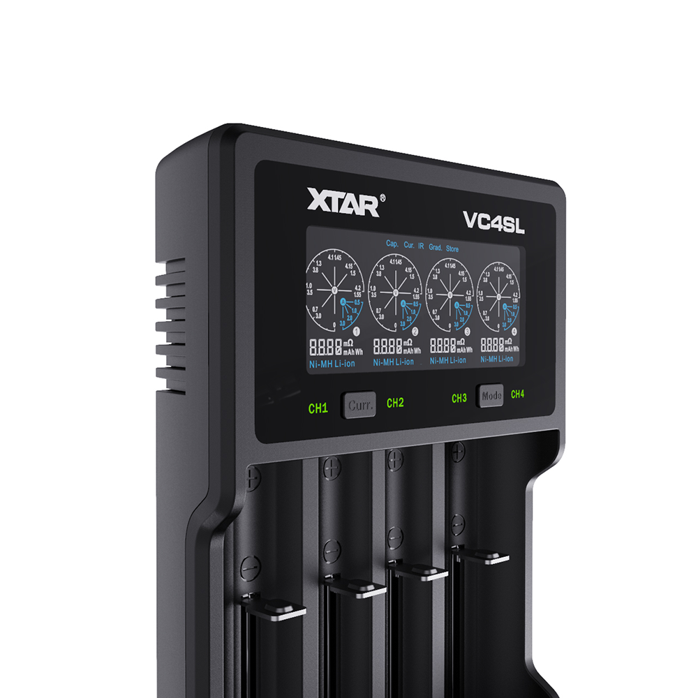 Xtar VC4SL USB Battery Charger for Li-Ion and NiMH Batteries