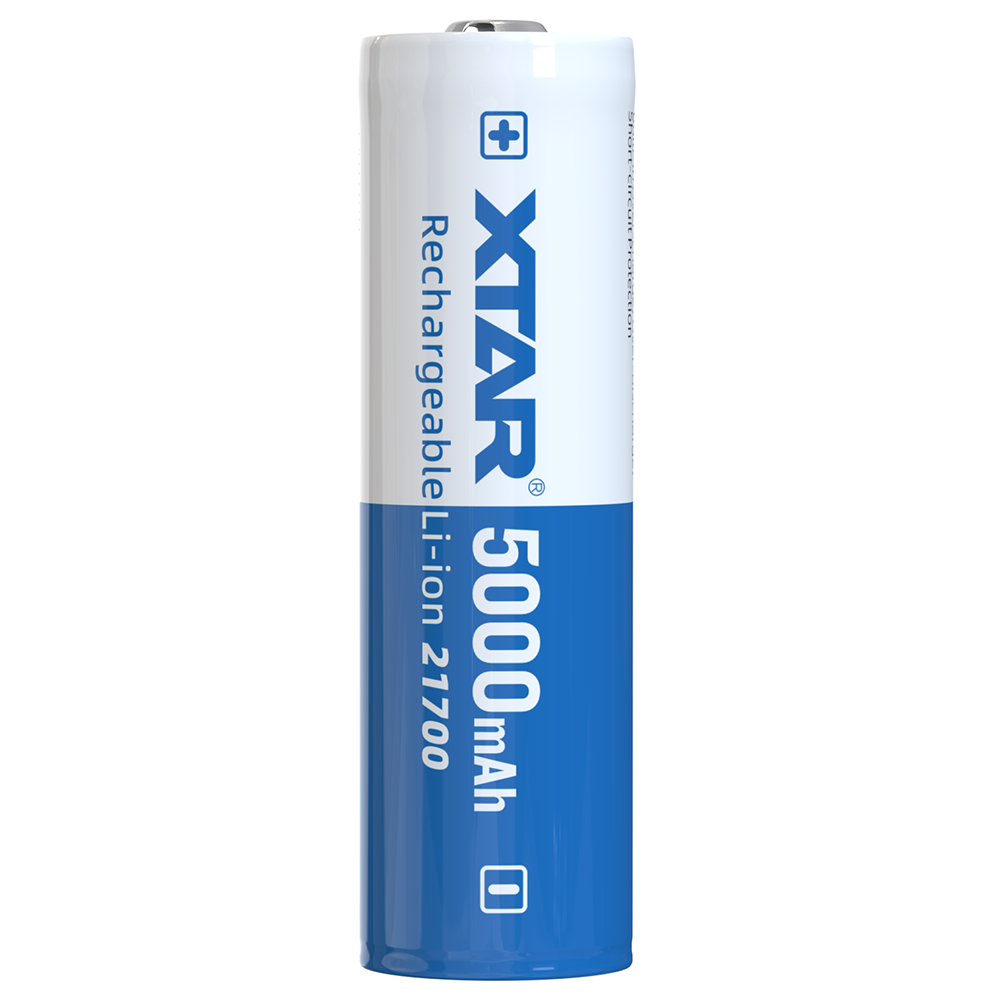 Xtar 21700 3.6V LED Flashlight 5000mAh Button-Top Rechargeable Battery