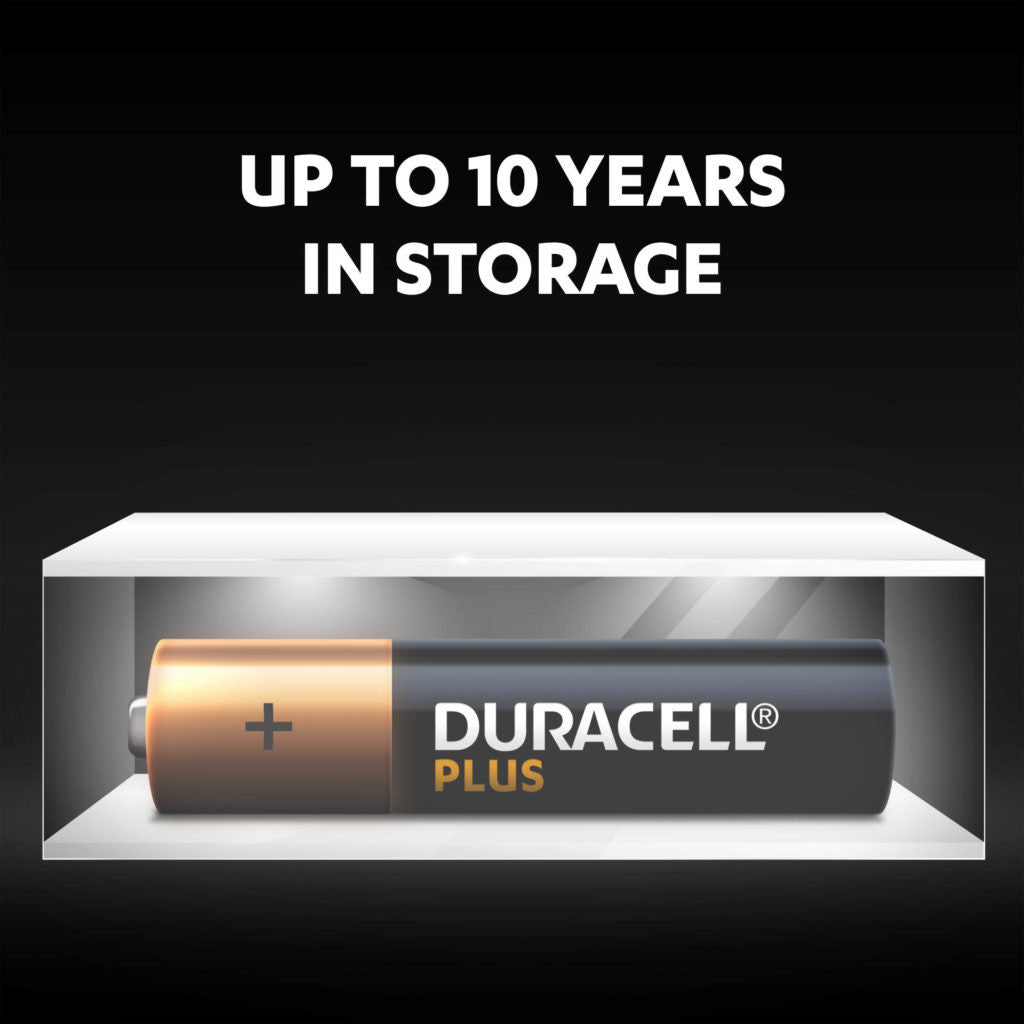 Duracell Plus AAA LR03 Batteries | 16 Pack
