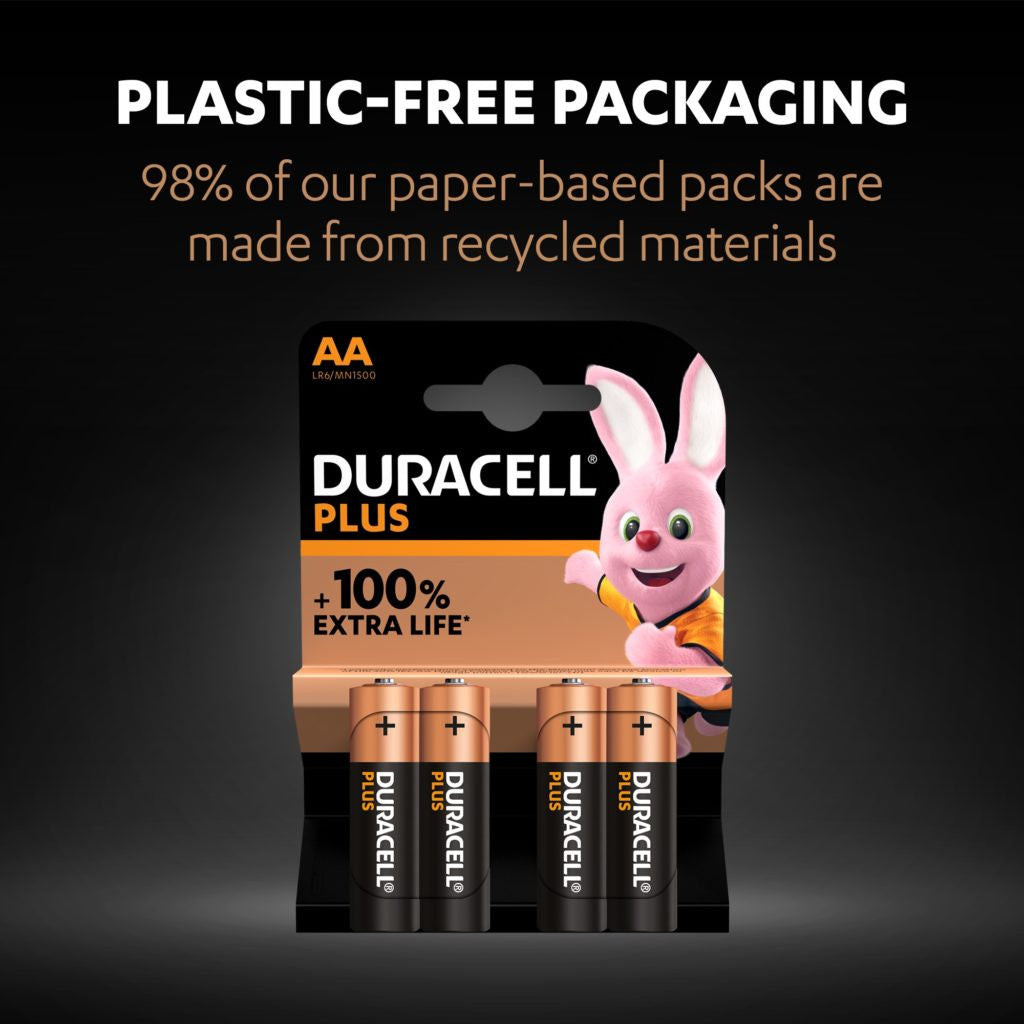 Duracell Plus AA LR6 Batteries | 20 Pack