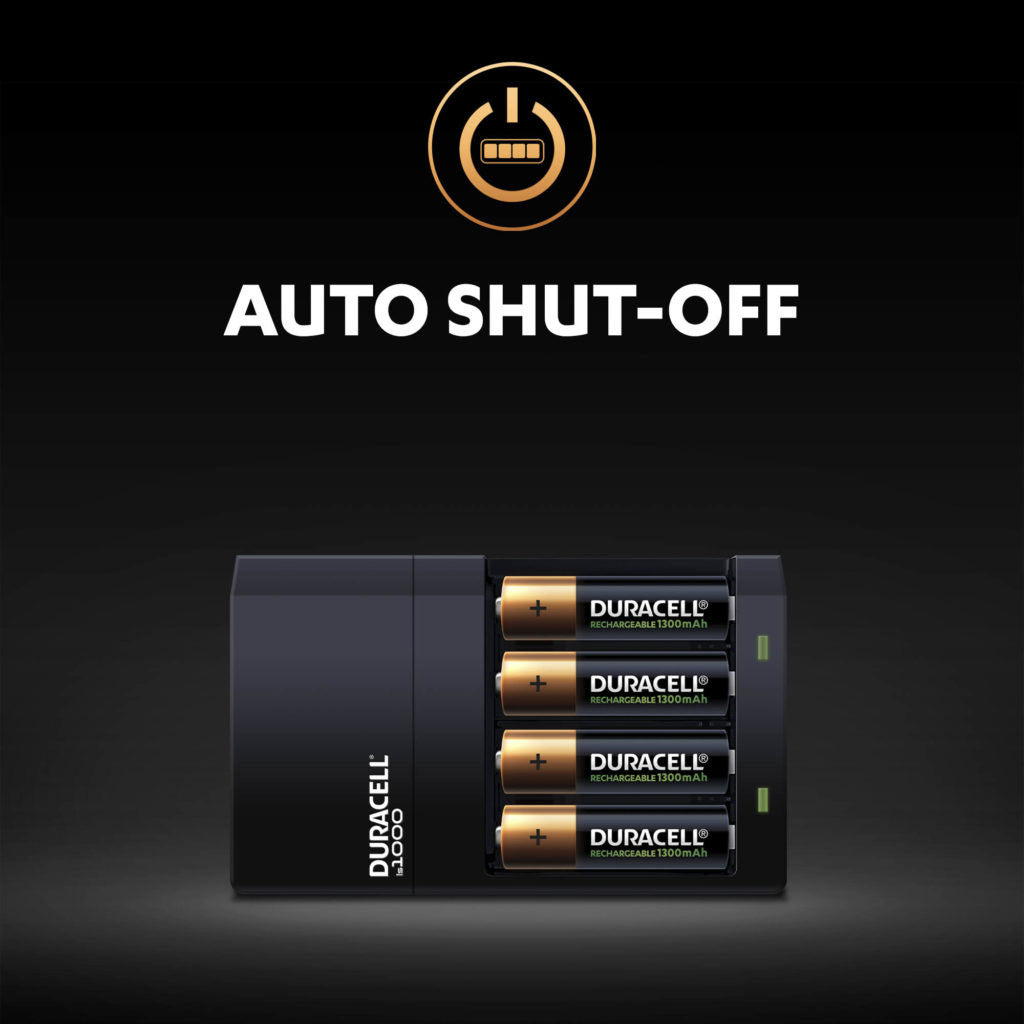 Duracell Hi-Speed Value Battery Charger CEF14 inc Batteries