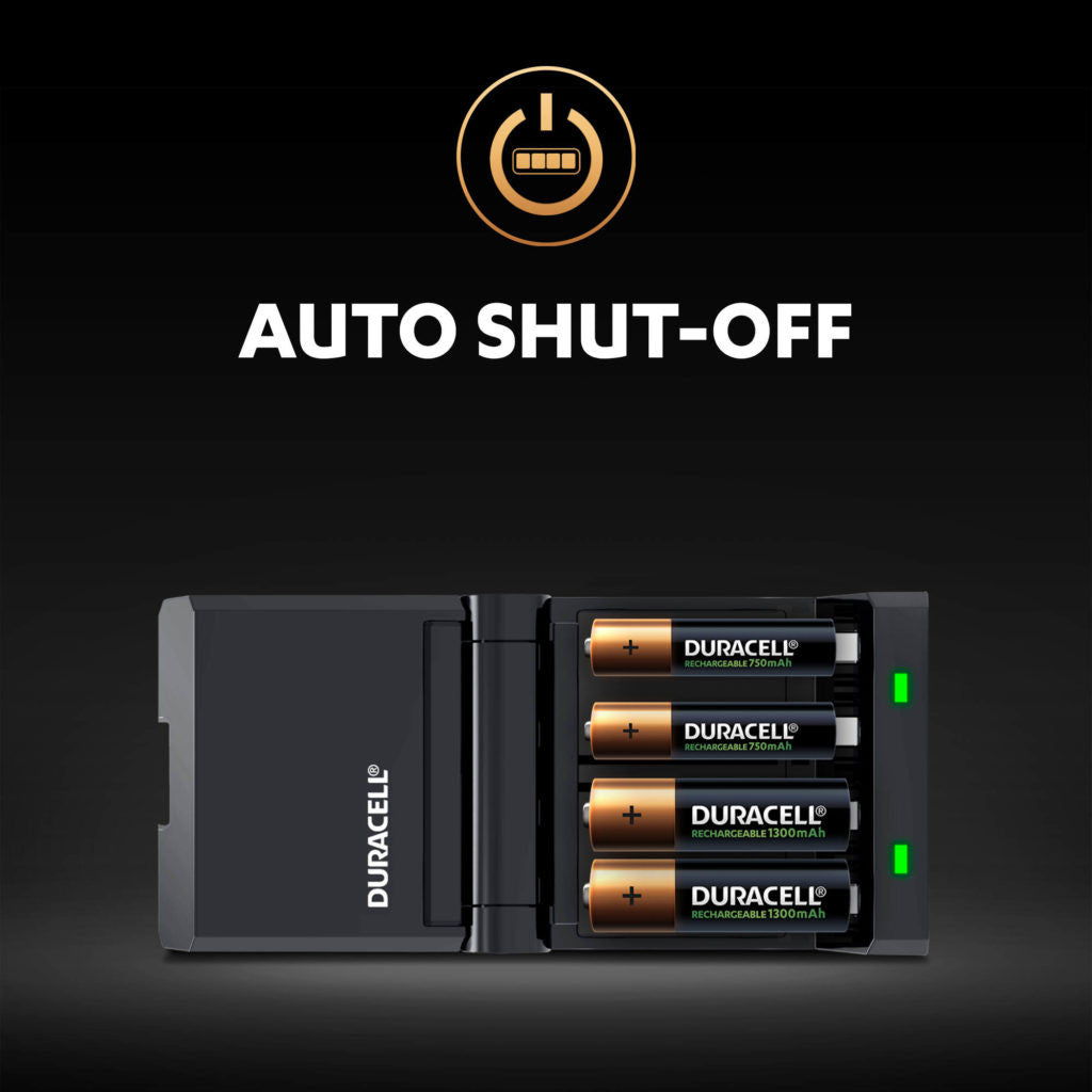 Duracell Hi-Speed Advanced Battery Charger CEF27 inc Batteries