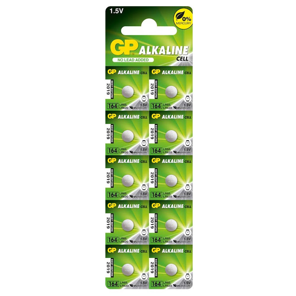 GP 164 LR620 Button Cell Batteries | 10 Pack