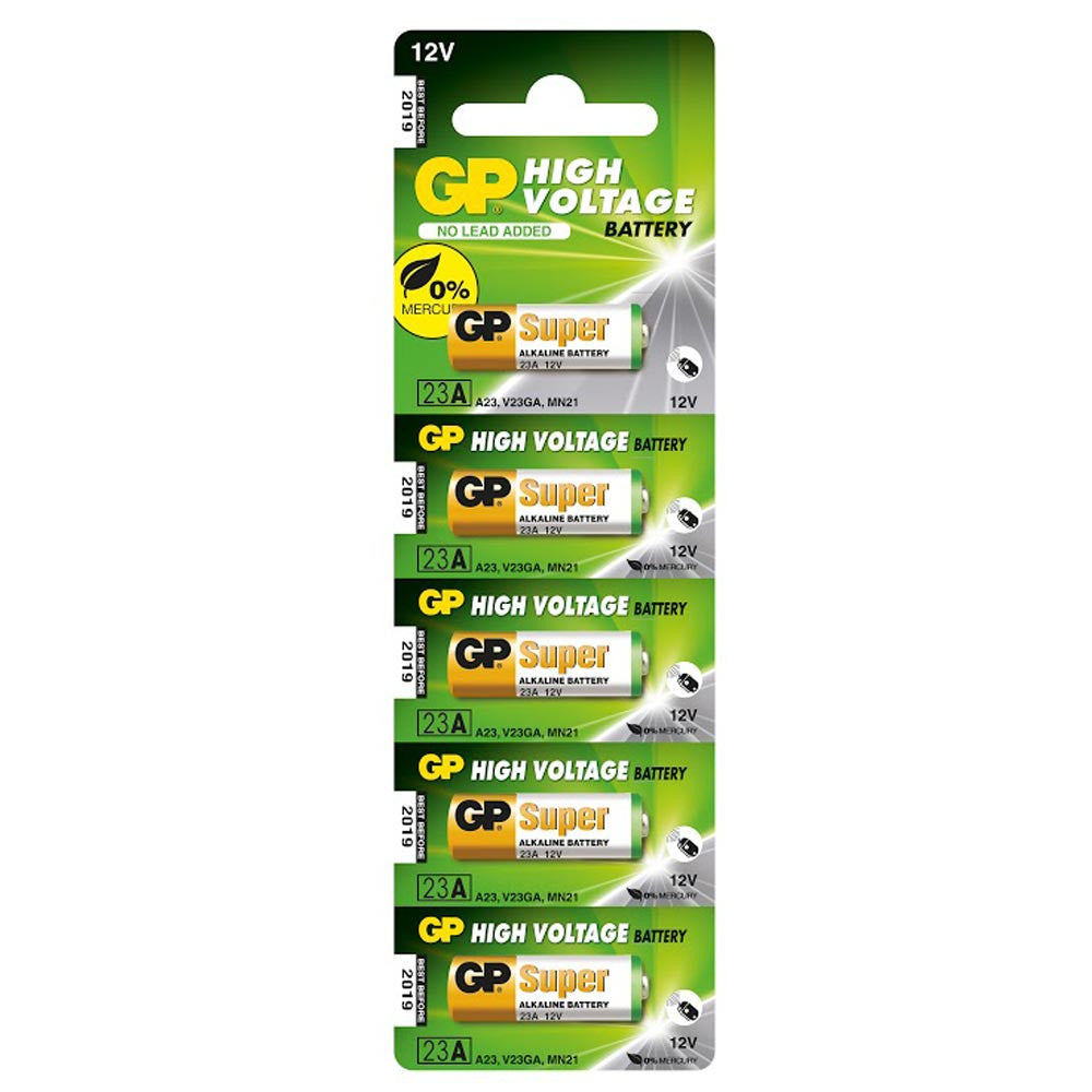 GP 23A A23 MN21 Batteries | 5 Pack