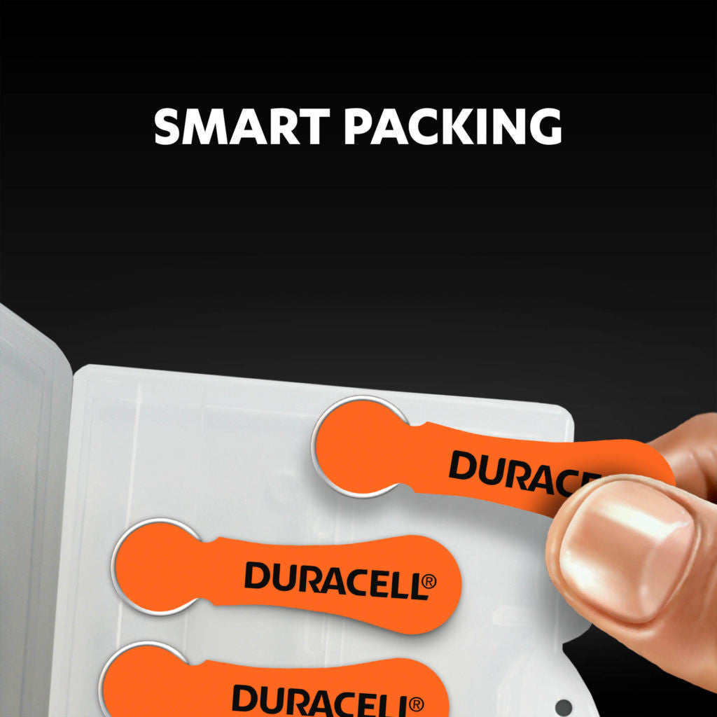 Duracell Activair Size 13 | Orange | Easytab Hearing Aid Batteries | 60 pack