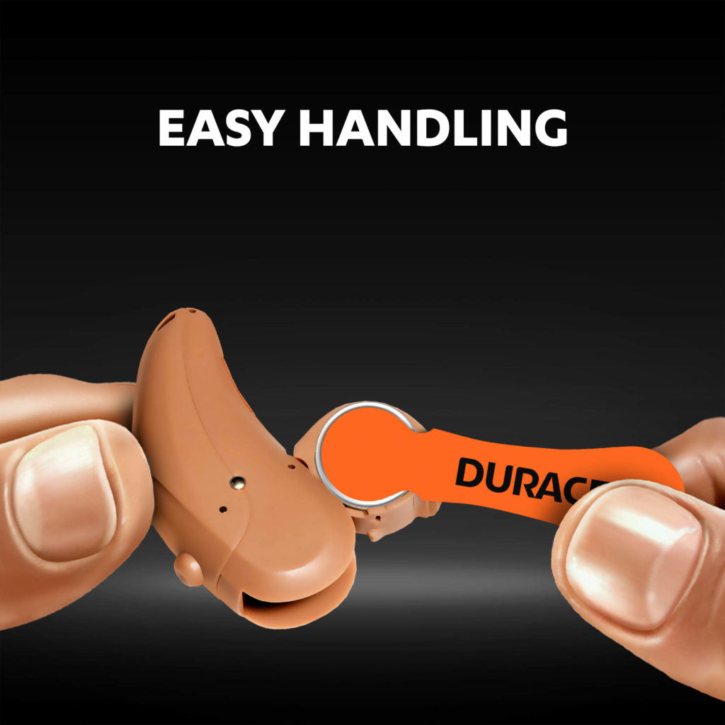 Duracell Activair Size 13 | Orange | Easytab Hearing Aid Batteries | 6 Pack