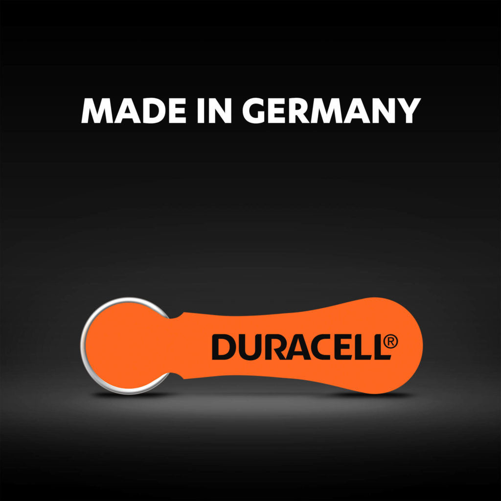 Duracell Activair Size 13 | Orange | Easytab Hearing Aid Batteries | 6 Pack