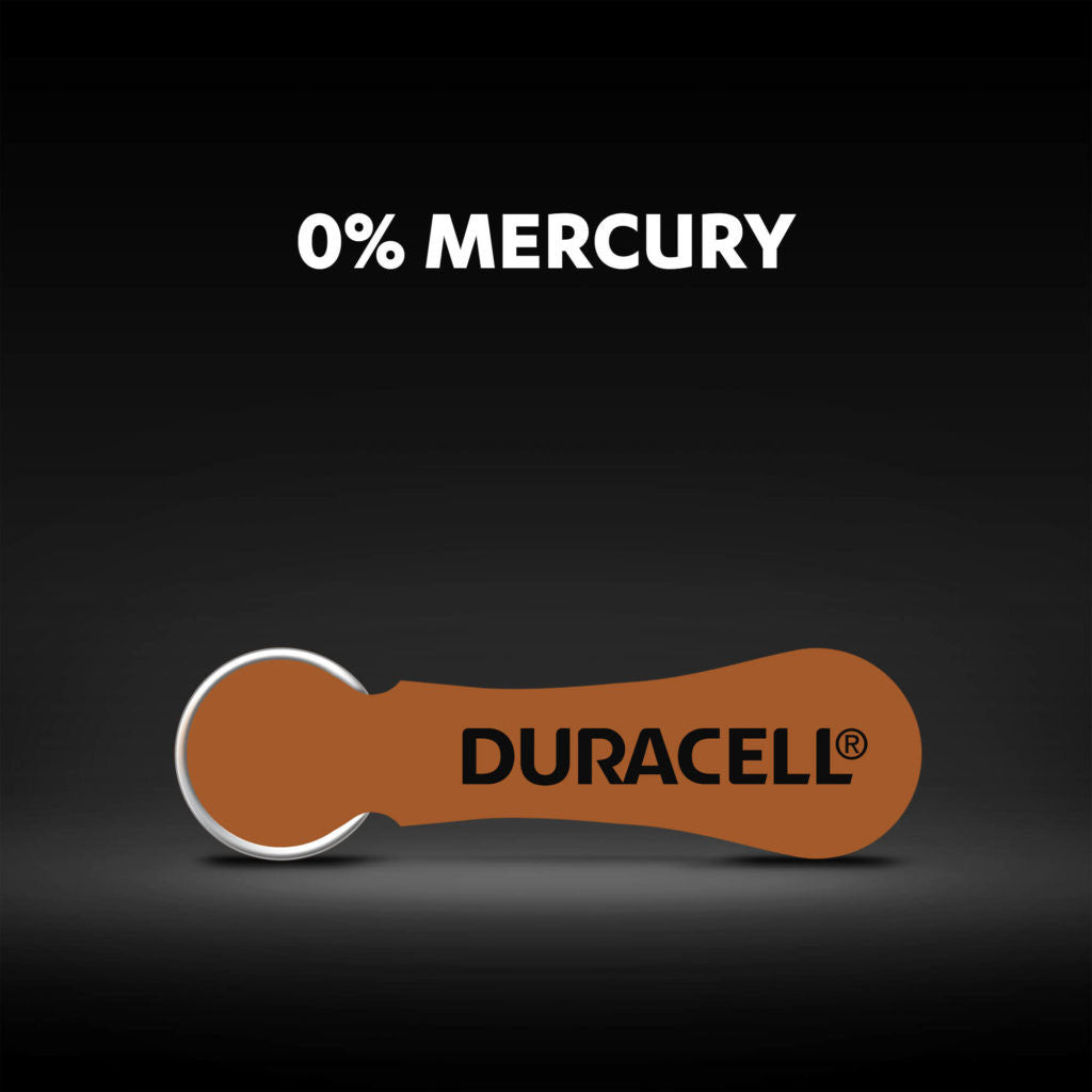 Duracell Activair Size 312 | Brown | Easytab Hearing Aid Batteries | 6 Pack