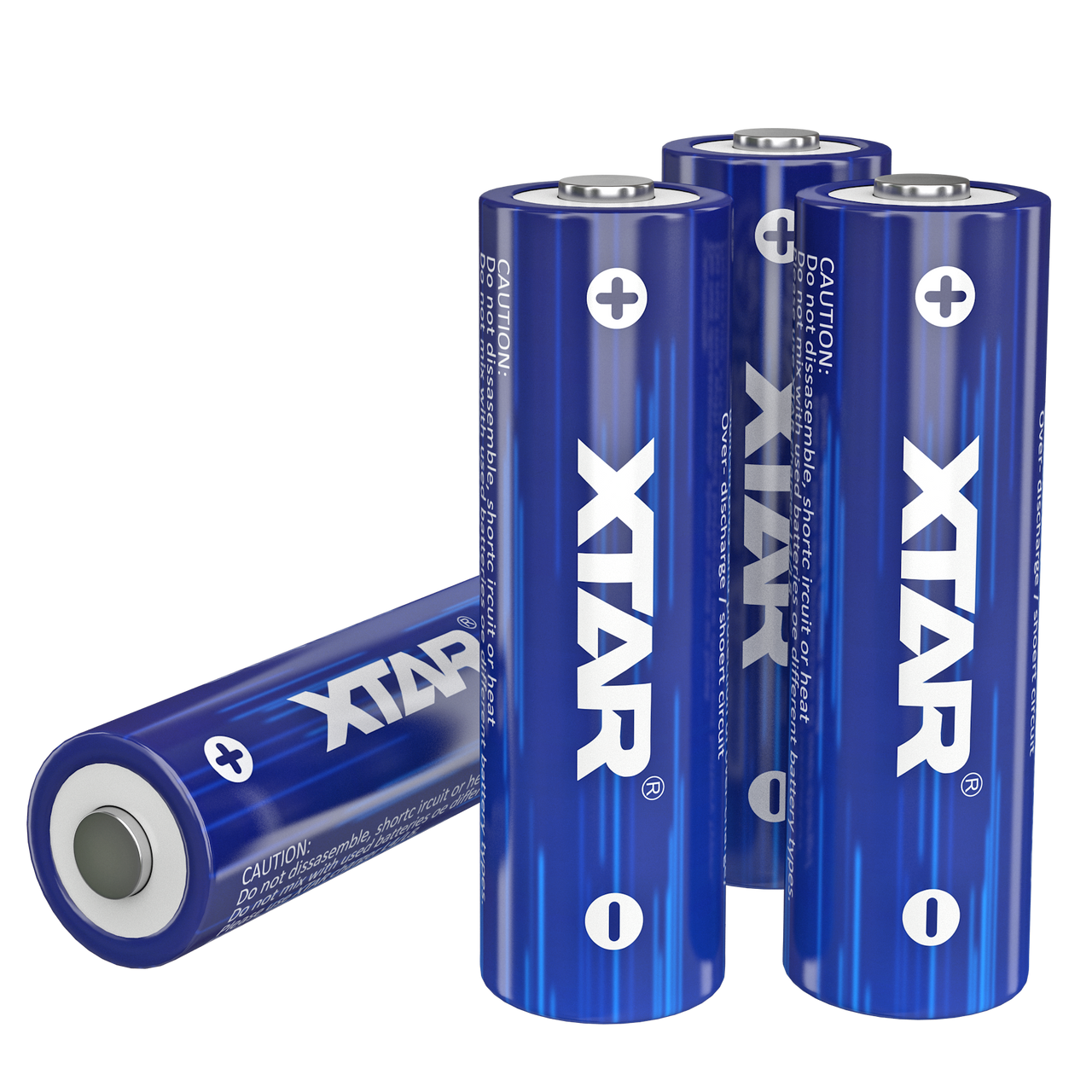 Xtar 1.5V AA 2500mAh Lithium Rechargeable Batteries | 4 Pack
