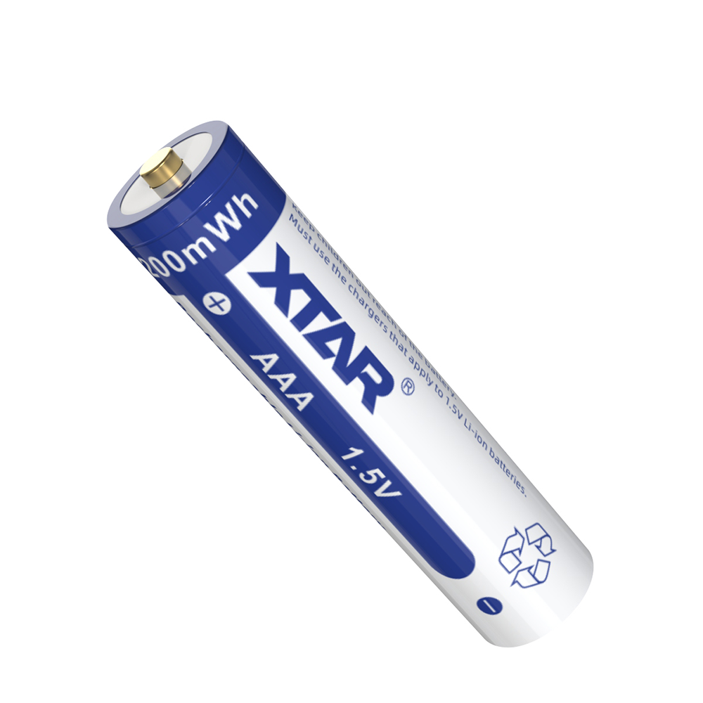 Xtar 1.5V AAA 800mAh Lithium Rechargeable Batteries | 4 Pack
