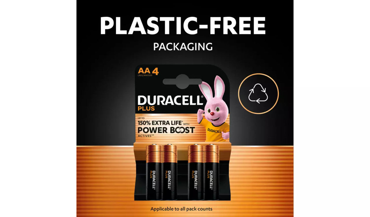 Duracell Plus AA LR6 Batteries | 36 Pack