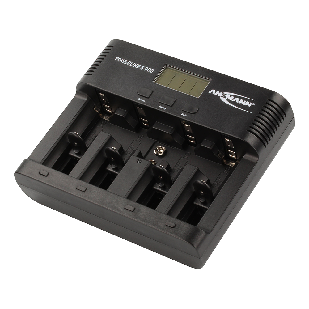 Ansmann Powerline 5 Pro Traveller Charger with UK / EU / US / AU Plug