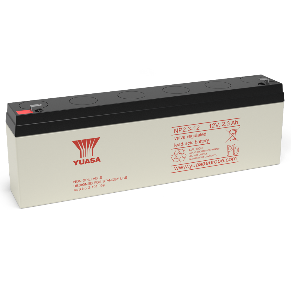 Yuasa NP2.3-12 VRLA Sealed Lead Acid Battery | 1 Pack