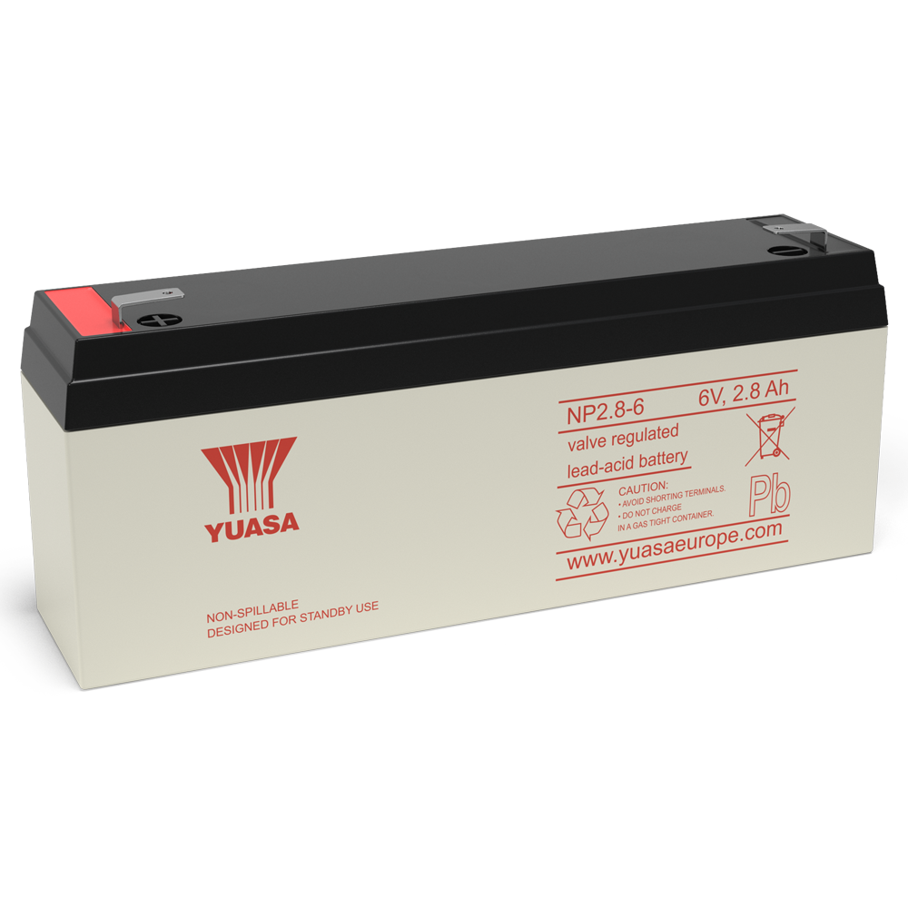 Yuasa NP2.8-6 VRLA Sealed Lead Acid Battery | 1 Pack