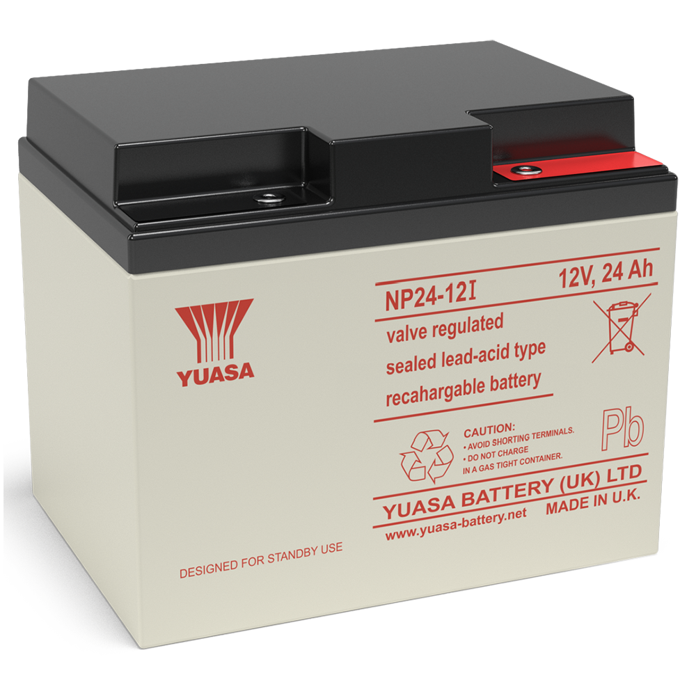 Yuasa NP24-12 VRLA Sealed Lead Acid Battery | 1 Pack