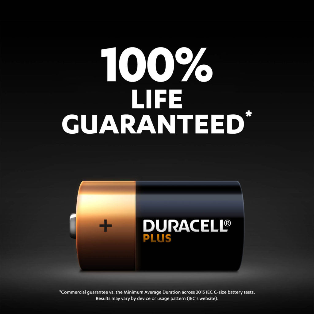Duracell Plus C LR14 Batteries | 2 Pack