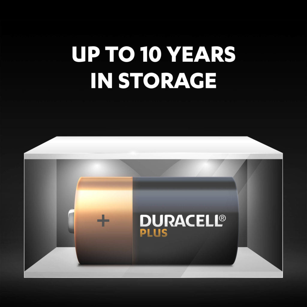 Duracell Plus C LR14 Batteries | 4 Pack