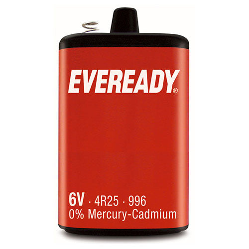 Eveready PJ996 4R25 6V Lantern Battery | 1 Pack