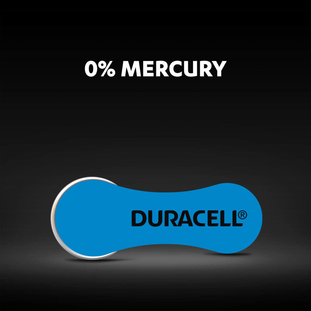 Duracell Activair Size 675 | Blue | Easytab  Hearing Aid Batteries | 6 Pack