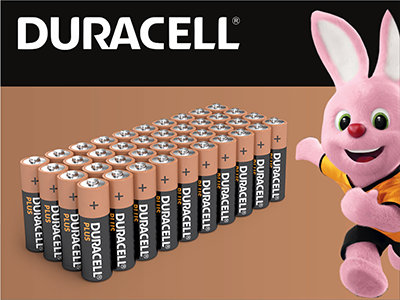 Pack blister de 4 piles rechargeables Duracell AAA 1,2V - 750 mAh