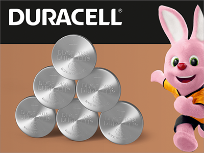 Duracel Coin & Button Cell Batteries